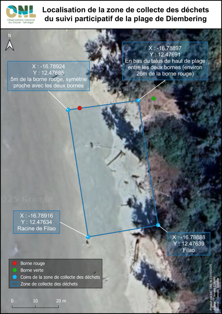 zone de collecte de dechets à Diembering