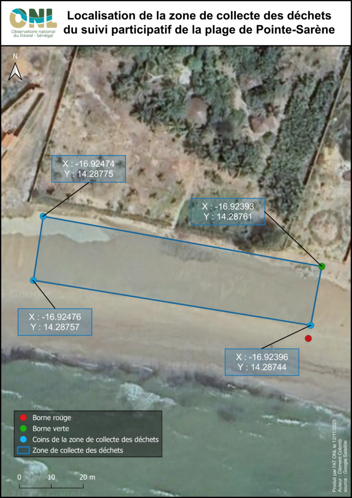 zone de collecte de dechets à Pointe-Sarène