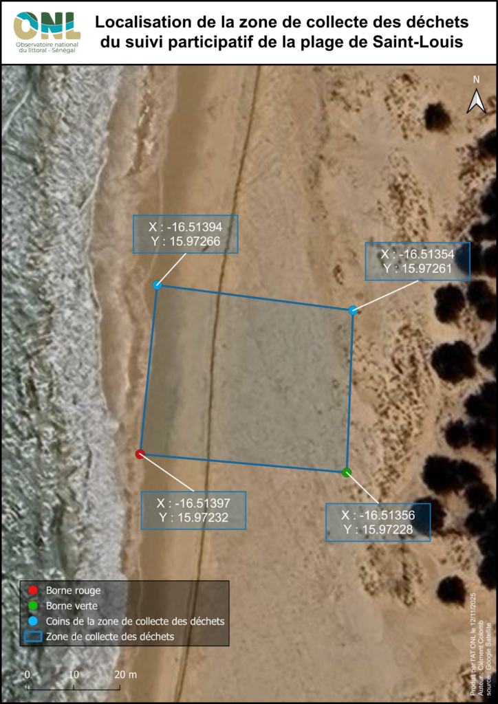 zone de collecte de dechets à Saint-Louis